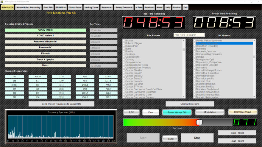 LifeFrequencies Pro X8